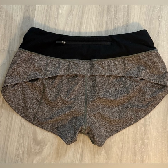 Lululemon Speed Up Short 2.5” Heather Lux Multi Black/Black –Sz4 Rare Low Rise - Picture 6 of 7